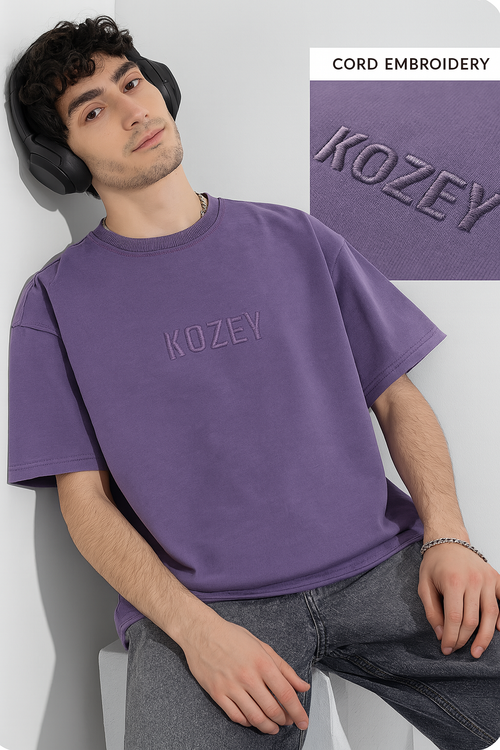 Cord Embroidered KOZEY Tshirt