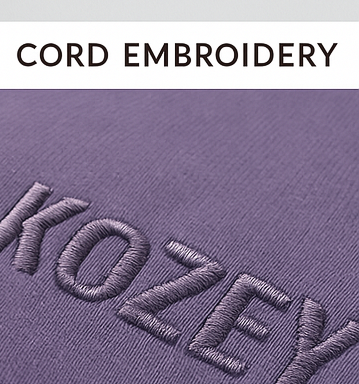 Cord Embroidered KOZEY Tshirt